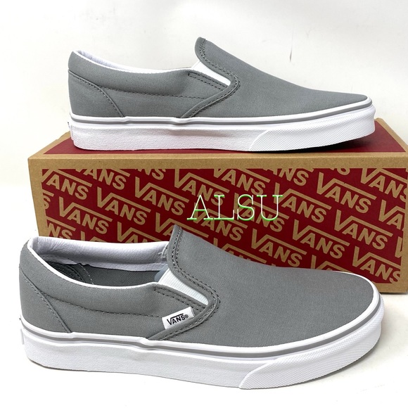 VANS Classic Slip On Wild Canvas Gray Casual Shoes Women’s Size 9.5 VN0003Z4LNQ - Picture 3 of 10